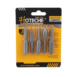 1/4" 5pcs fresa lima rotativa para acero